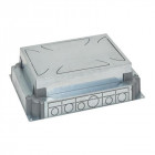 Boîte dencastrement chape béton auto - ajustable pour boîte de sol standard ou affleurante 8 ou 12 modules