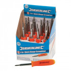 Boîte présentoir de 12 tournevis 4-en-1 à changement rapide - 12 pcs