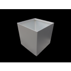 Boite à eau alu 200x200x210 - RAL 2900S Gris Sablé Boite à eau alu 200x200x210 - RAL 2900S Gris Sablé