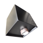 Boite à eau alu 400x400x400 - RAL 9005 Noir
