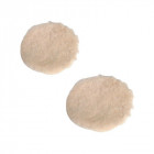 Bonnet lustrant polissage auto-agrippant ø 125 laine d'agneau ponceuse x 2 helloshop26 3417175