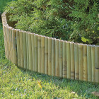 Bordure bambou rouleaux