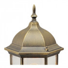 Borne d'extérieur noire street 1 ampoule 122 cm