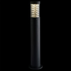 Borne d'extérieur noire street 5 ampoules 75 cm
