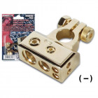 Borne D'Accu Voiture, Pole Negatif, Dore