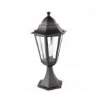 Borne de jardin noire paris 1 ampoule