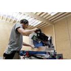 Scie à onglets sans fil bi-turbo gcm 18v-305 gdc pro bosch - sans batterie ni chargeur - accessoires - 0601b43000