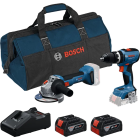 GSB 18V-65 + GWS 18V-8 + 2 batteries GBA 4.0Ah + GAL 18V-40 + sac RAF - BOSCH - 0615A5008Z
