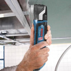Outil multifonctions découpeur-ponceur 18v livré avec 2 batteries 4ah li-ion en coffret l-boxx gop 18 v-ec bosch 06018b0000
