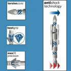 Set d'embouts de vissage Diamond Impact 25mm, 10 pièces BOSCH 2608522065
