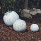 Boule déco jardin granit grand format - Couleur et diamètre au choix