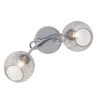 Brilliant g37324/15 jaden spot de plafond à 2 lumières 33 w g9 230 v chrome