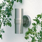 Brilliant g47192/82 applique extérieure midi acier 2 x gu10 35 w