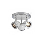 Brilliant- plafonnier 3 spots blanc gu10 3x42w