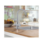 Brita wd3050 - robinet filtrant design couleur acier inox (livré sans cartouche)