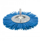 Brosse circulaire nylon - 100 mm fin