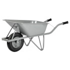 Brouette avec bac rectangulaire 100 litres, roue pneumatique