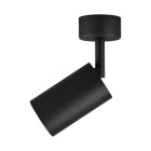 Spot de plafond orientable noir gu10 35w