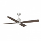 Ventilateur de plafond nickel mat molokai