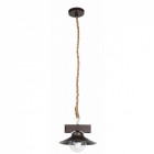 Suspension rouille nudos 1 ampoule Suspension rouille nudos 1 ampoule