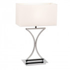 Lampe epalle, chrome, avec abat-jour