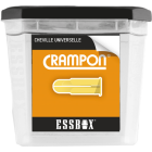 Cheville crampon scell-it universelle - crampon - ø6 mm - boite de 150 pièces essbox