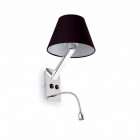 Aplique murale noire moma 1 ampoule