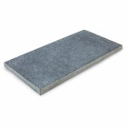 Margelle de piscine pierre naturelle irlande gris bleu 60x30x3cm bord droit vieillie