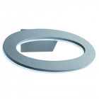 Applique ronde led outdoor, en aluminium et polycarbonate