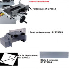 Combiné à bois 5 fonctions 310 mm Com310