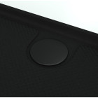 Cabine de douche rectangulaire 110x80x197 cm - Portes coulissantes - Receveur Noir Mat - ELEMENTARY Aurlane - CAB291