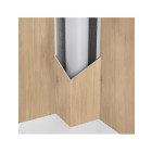 Cache tuyau en l collection madera - coloris & dimensions aux choix