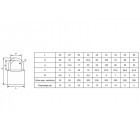 Cadenas AJAX ASSA ABLOY AUBE ANJOU (EX VACHETTE) 1322/40