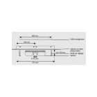 Caniveau d'angle inox solusec l270x382 d50 sh