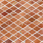 Mosaïque marbre rouge alicante - tarif à la plaque de 0,09m²