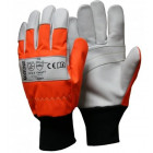 Gants cuir singer protection contre les scies à chaines - taille au choix