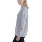T-Shirt femme CARHARTT manches longues avec logo - 103401