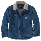 Veste jean CARHARTT col sherpa - S1 105478