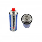 Cartouche gaz camping 227g alpentech butane un2037 recharges pour désherbeurs réchauds et lampes camping