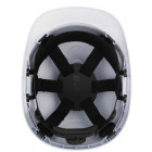 Casque de protection singer abs aere blanc fix 8 points mousse bandeau anti transpiration confort coiffe textile 53-66 cm