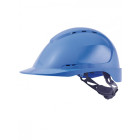 Casque de protection singer abs aere bleu fix 8 points mousse bandeau anti transpiration confort coiffe textile 53-66 cm