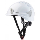 Casque de travail montagne jaune protection moins 30° singer aere + jugulaire mousse confort fixation 8 points