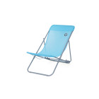 O'colors - chilienne 4 positions bleu - structure pliable