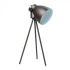 Lampe de table marron megapolis 1 ampoule 54 cm