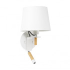 Aplique murale blanche fusta 1 ampoule