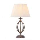 Lampe artisan, laiton antique, avec abat-jour