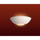 Applique ceramic, plâtre et verre acide, 30 cm