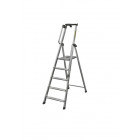 Escabeau aluminium avec rampe 5 marches, CENT270205