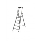 Escabeau aluminium avec rampe 4 marches, CENT270204