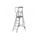 Escabeau mobile de rayonnage 10 marches, CENT413610